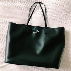 Kate Spade ♠️ Large Black Patent Leather Tote